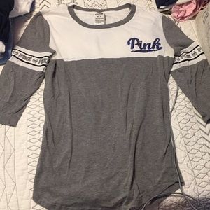 PINK quarter length sleeve shirt !